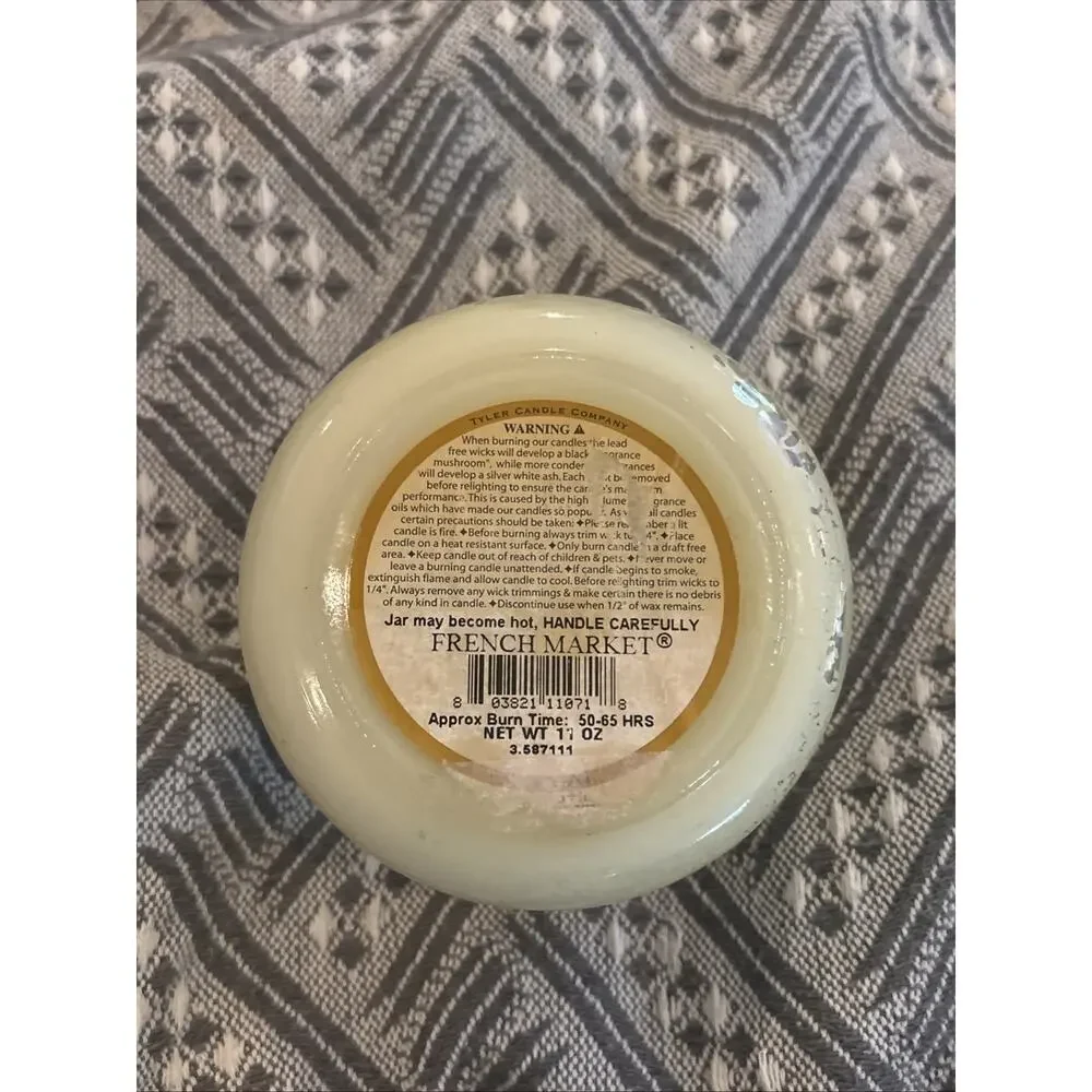 Tyler Candle Company Bougie Parfumée French Market 2 Wick Jar Candle 11 oz USA